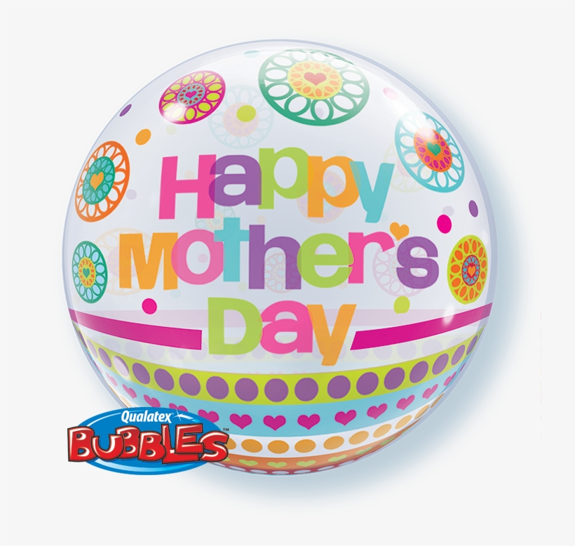 22" Single Bubble Mother's Day Dots And Patterns - Circle, transparent png download