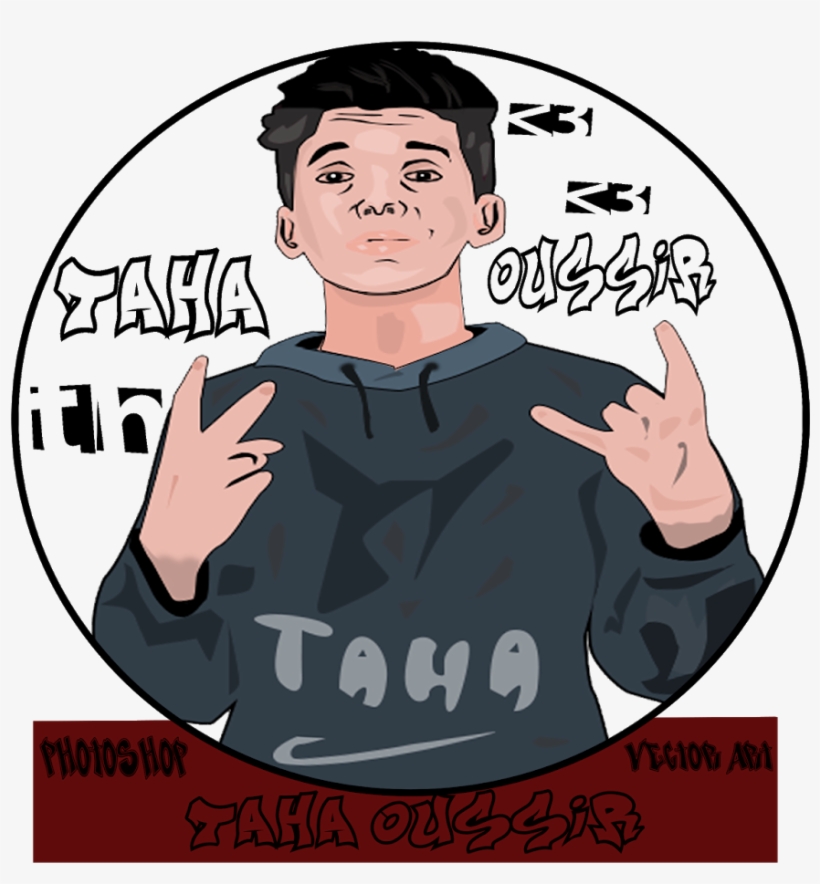 Taha Oussir <3 <3 - Poster, transparent png download