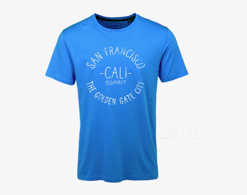 ~esprit Short Sleeve Blue Round Neck Tshirt San Francisco - Pretty Green Hajduk Split, transparent png download