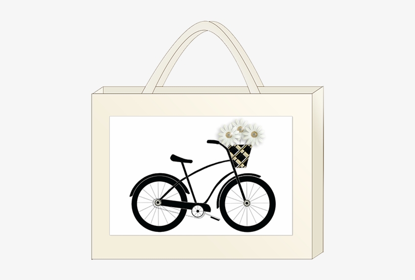 Swanky Flower Bike - Hybrid Bicycle, transparent png download