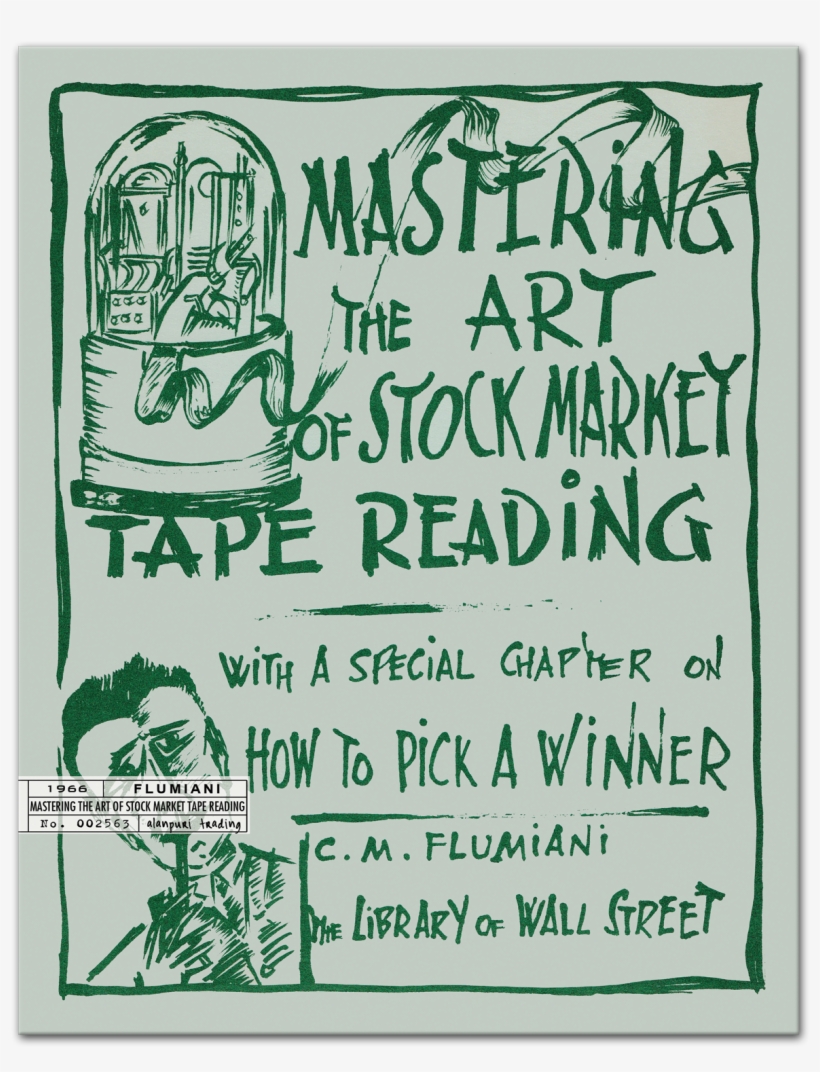 Mastering The Art Of Stock Market Tape Reading - Poster, transparent png download