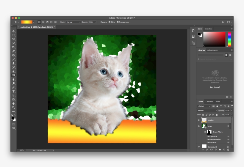 Kitten Gradient - Graphics Software, transparent png download