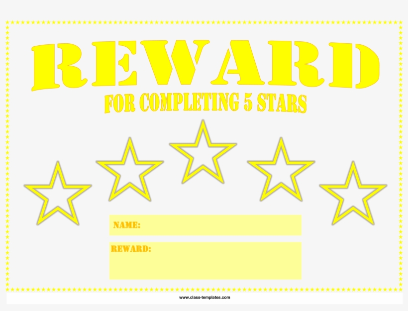 5 Star Printable Reward Certificate Main Image Download - Zenith Watches Logo Png, transparent png download