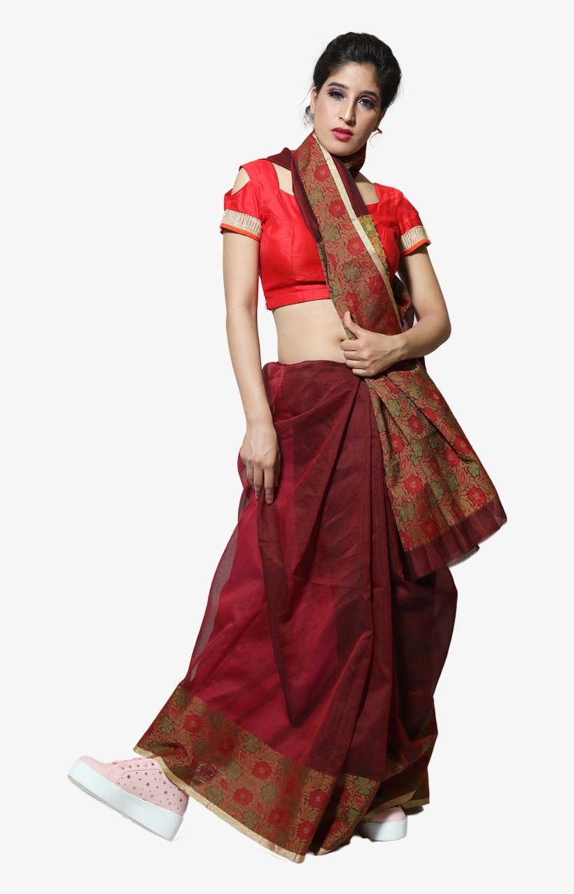 #royalsari #handloom #saree #silk #india #sareelove - G Dragon Y Top, transparent png download