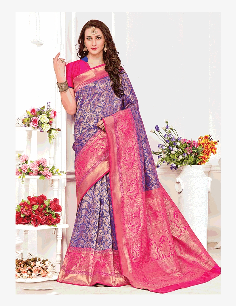 Saree - Silk, transparent png download