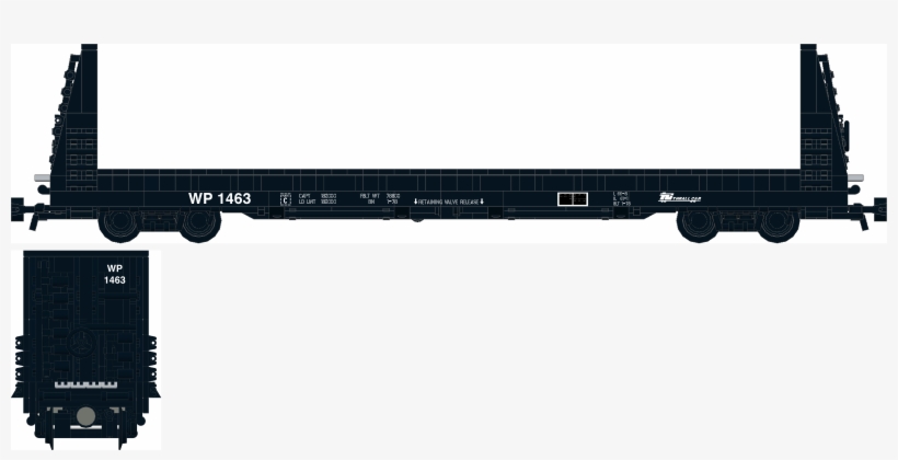 Western Pacific Decals For The Thrall - Rifle, transparent png download
