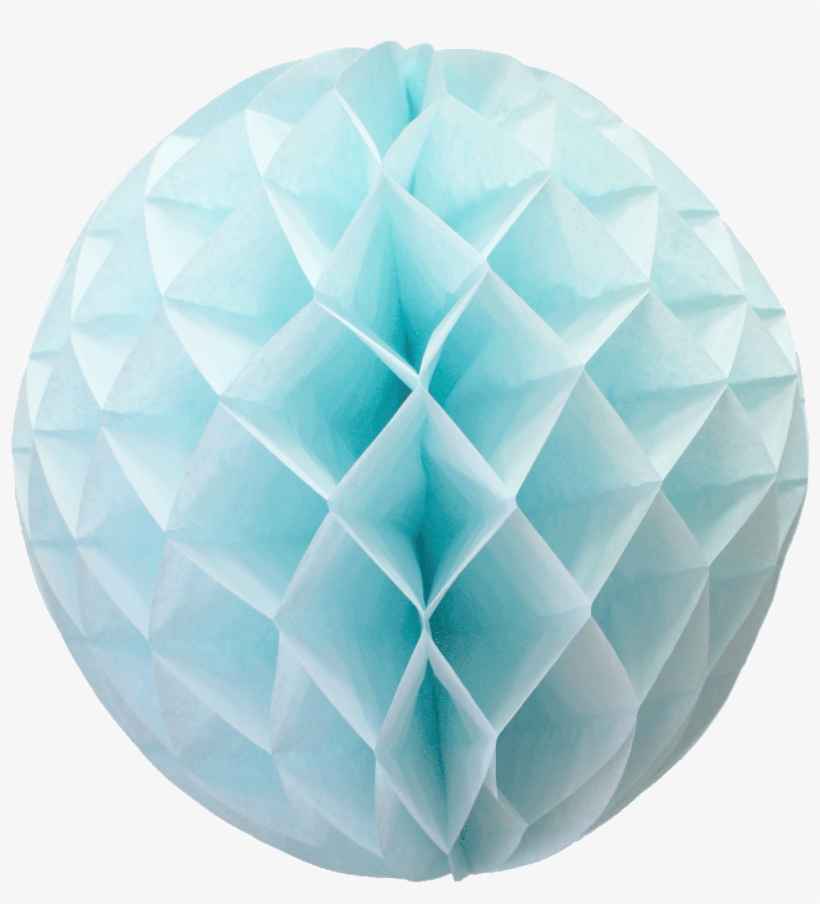 16 Inch Blue Honeycomb Lanterns - Paper, transparent png download