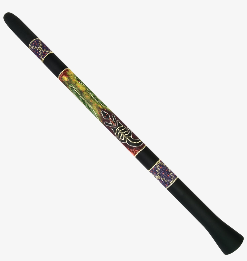 Black Didgeridoo With Patterns Png Image - Stallion 6000 Lacrosse Stick, transparent png download