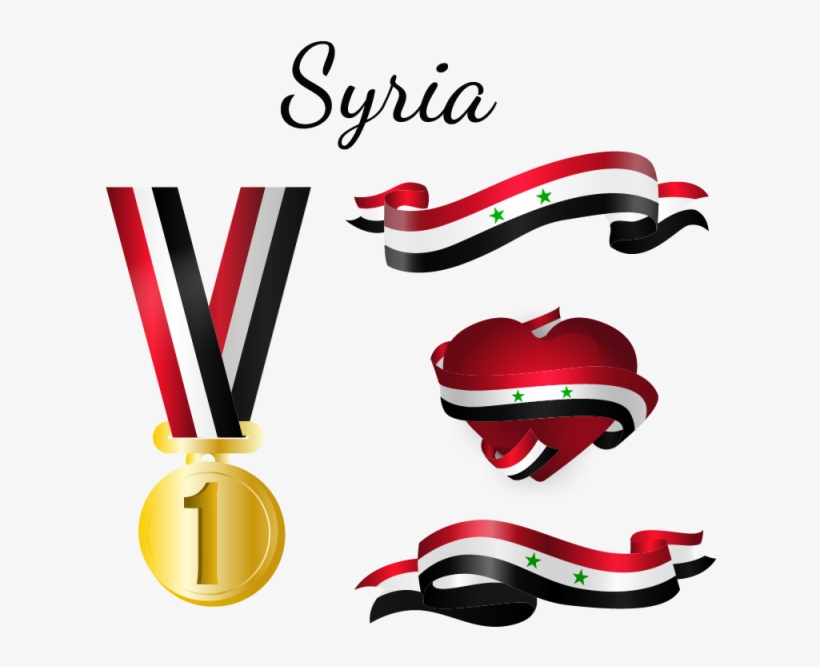 Syria Flag, Syria, Flag, Country Png And Vector - Spain Gold Ribbon Tote Bag L262r, transparent png download