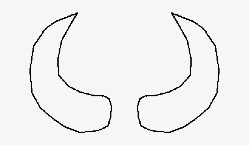 Decorate Your Own Demon Horns - Sketch, transparent png download