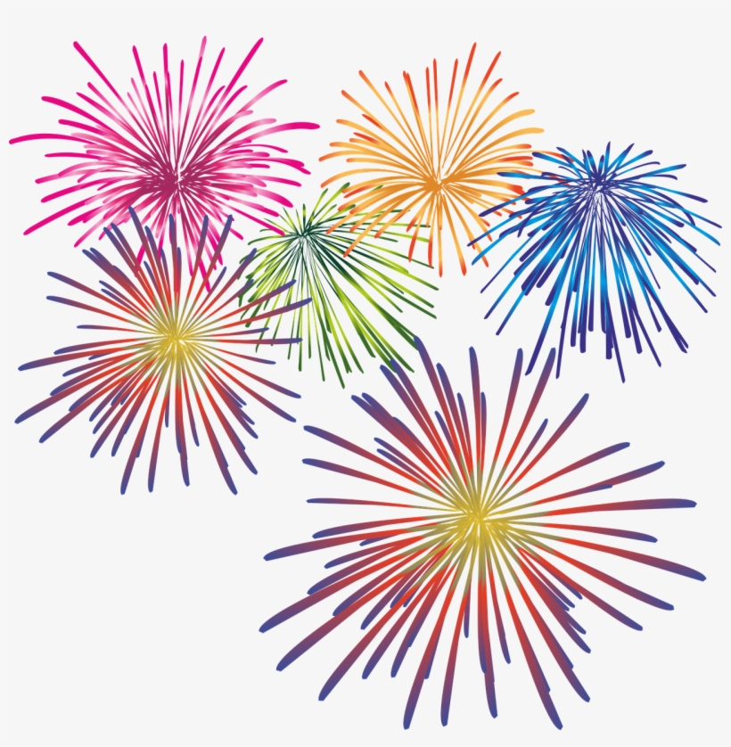 Fireworks, New Year's Eve, Sparkler, New Year's Day - 4th Of July Images 2018, transparent png download