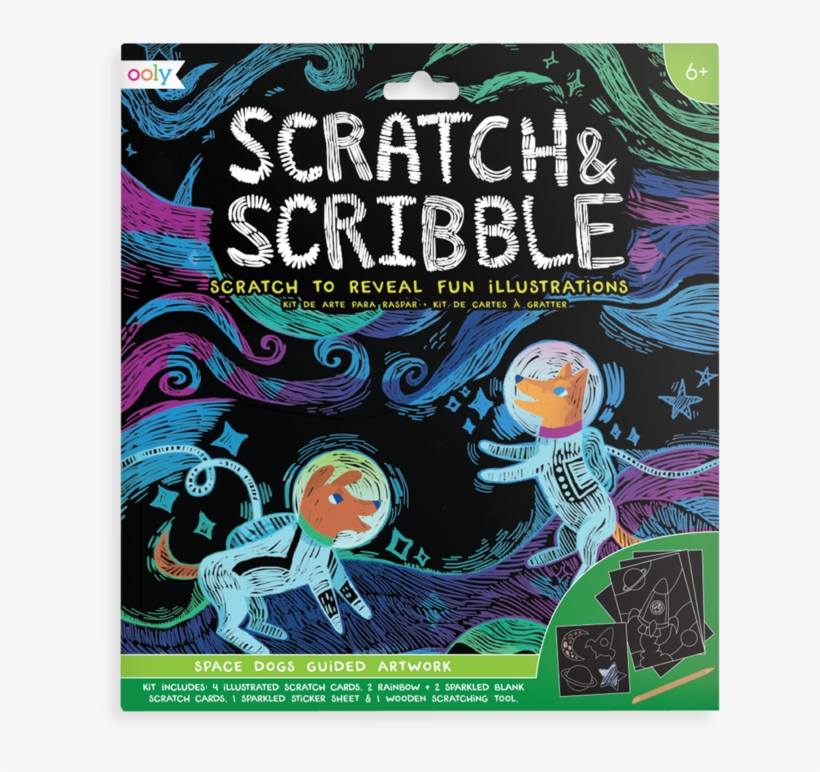 Scratch And Scribble Scratch Art Kit - Plain Beautiful, transparent png download
