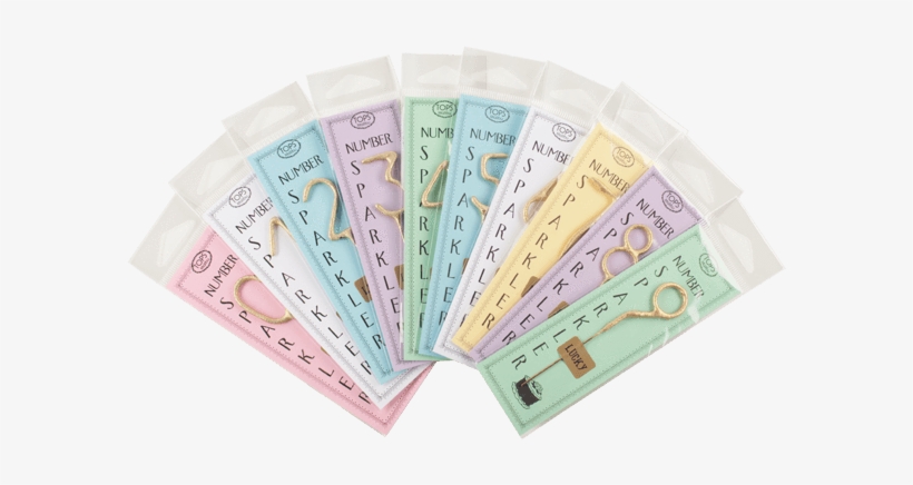 Light Up The Night With Mini Number Sparklers - Cash, transparent png download