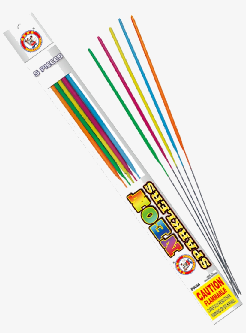 Neon Sparklers - Portable Network Graphics, transparent png download