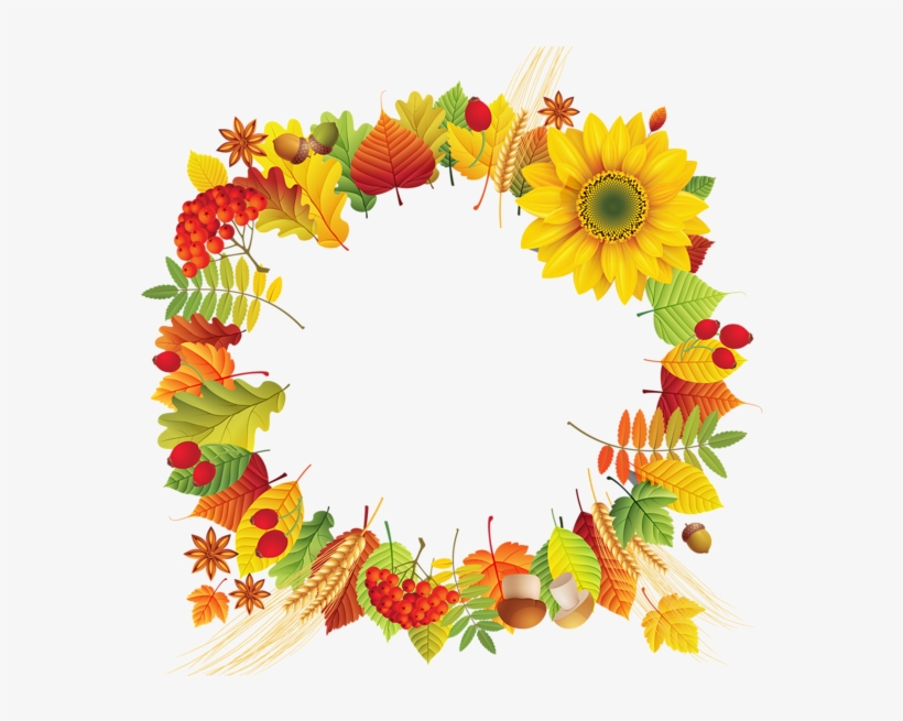 Clipart Images, Page Borders, Subway Art, Great Pictures, - Decor Png Autumn Design, transparent png download
