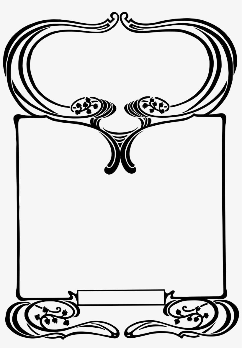 Image Freeuse Stock Royalty Free Stock Frame Oh So - Art Nouveau Frames Free Download, transparent png download