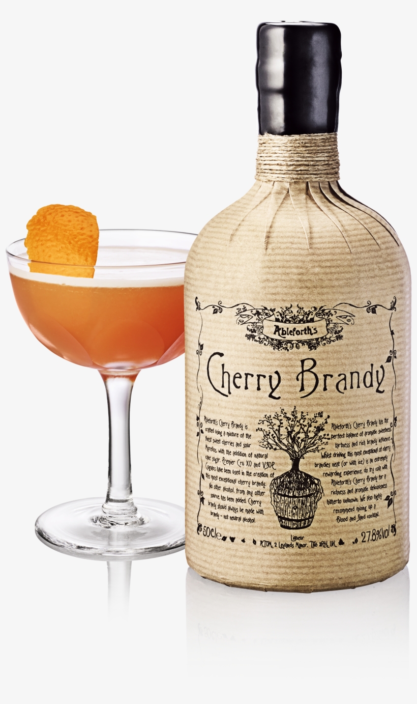 Cherry Brandy & Blood&sand - Glass Bottle, transparent png download
