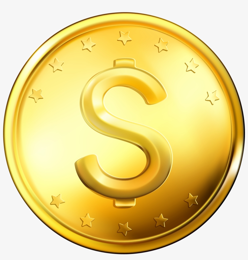 Gold Coin Png Clipart - Coin Png, transparent png download