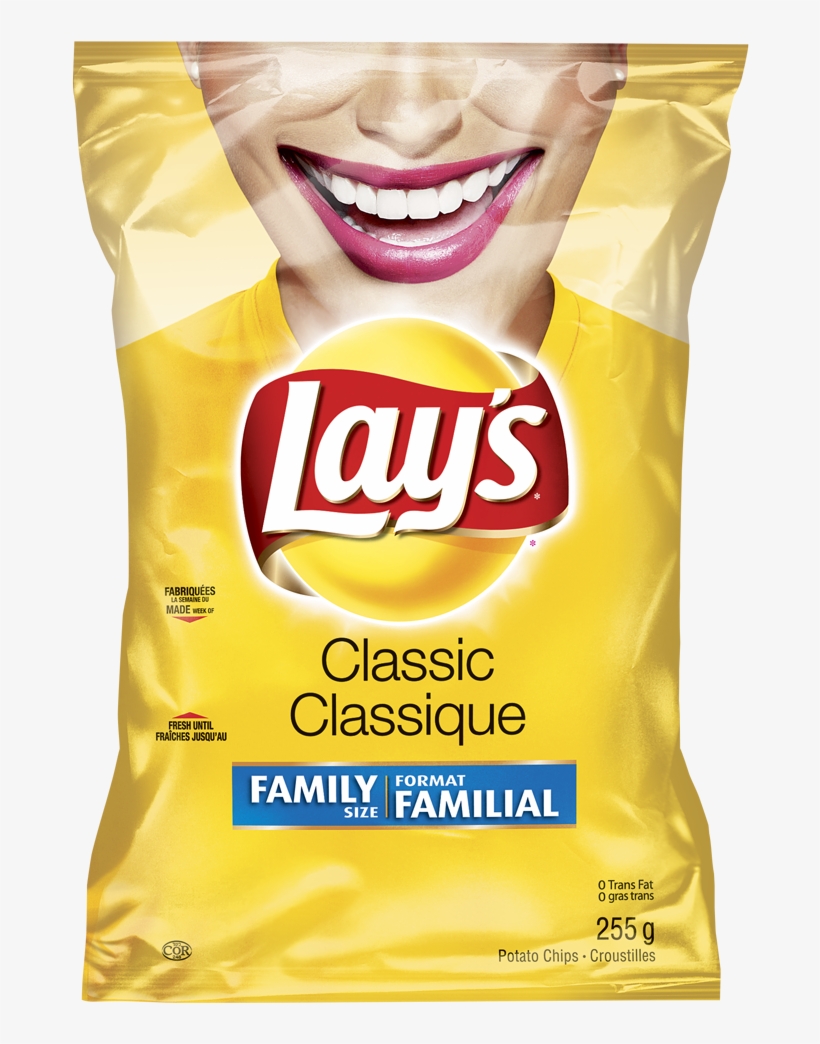 255g Layssmiles Classic - Lays Chips, transparent png download