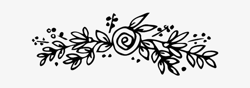 Florals Flowers Leaves Vines Vinesandleaves Ftesticker - Line Art, transparent png download