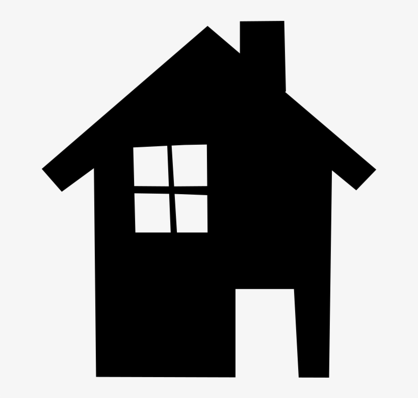 House Sitting On A Pile Of Money Clipart Icon Png - Clip Art Simple House, transparent png download