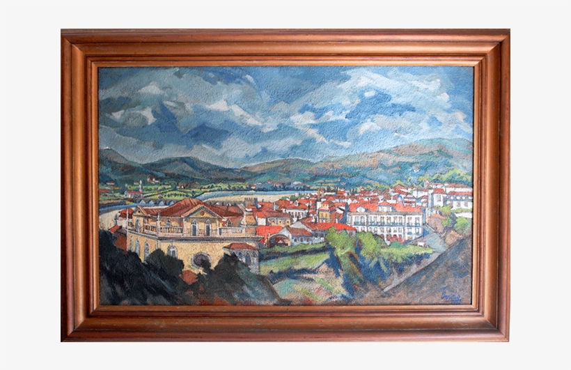 Vista De Ponte De Lima - Painting, transparent png download