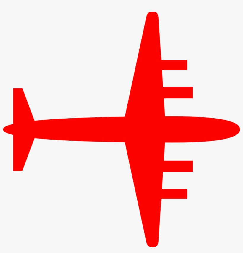 Plane Silhouette - Plane Clipart, transparent png download