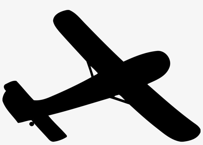 Jpg Freeuse Stock Aviation Free On Dumielauxepices - Glider Plane Silhouette, transparent png download
