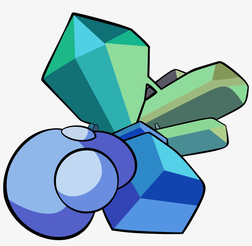 Vector Crystal Shard - Cluster Gema, transparent png download