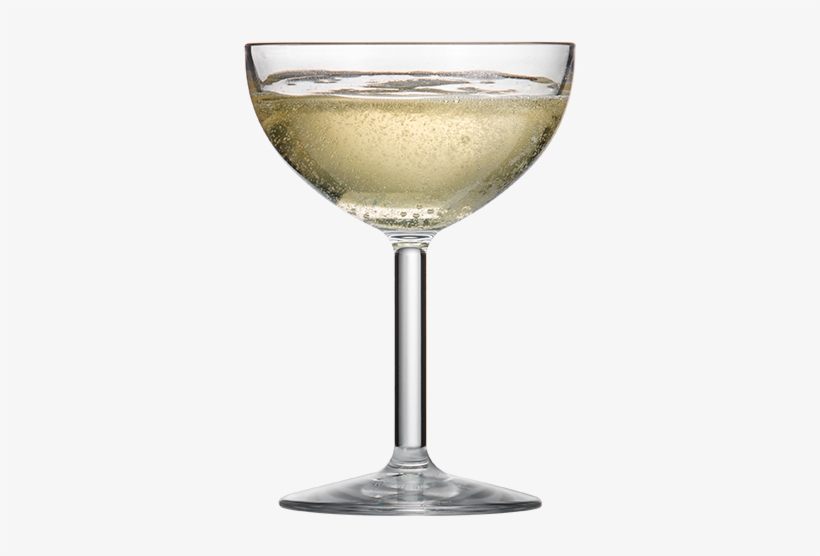 Coupe Glass 8oz With Champagne - Coupe Glass Champagne Png, transparent png download