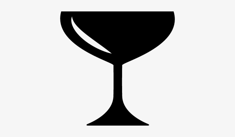 Champagne Glass Vector - Glas Picto, transparent png download