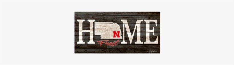Nebraska Home Frost Football Canvas - American Football, transparent png download