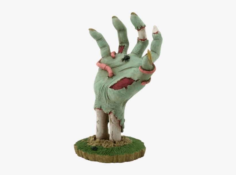 Ground Burster Zombie Hand Figurine - Zombie Hand Paper Mache, transparent png download