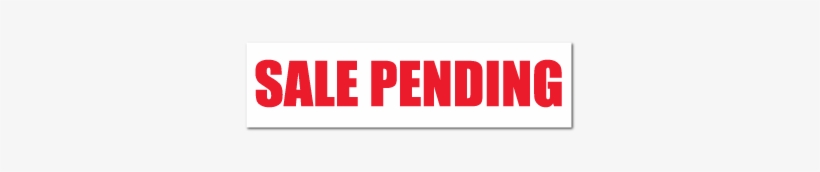 "sale Pending" Real Estate Stickers - Stickers Sold With Transparent Background, transparent png download