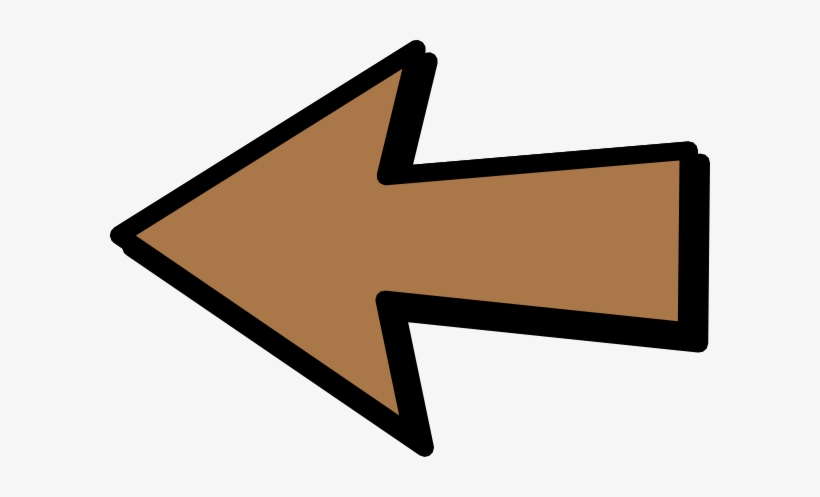 Left Arrow Brown Svg Clip Arts 600 X 417 Px, transparent png download