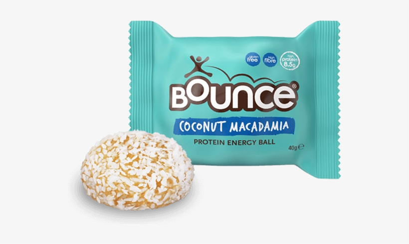 Great Tasting, Nutritionally Balanced And Packed With - Bounce Coconut & Macadamia Protein Balls, transparent png download
