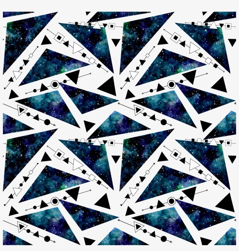 Hand Drawn Geometric Triangle Background Illustration - Portable Network Graphics, transparent png download