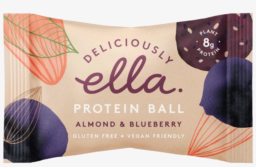 Deliciously Ella Almond & Blueberry Protein Ball X - Deliciously Ella Product, transparent png download