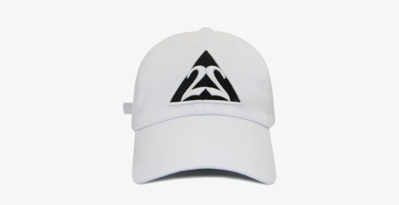 Black Triangle With White Outline Dad Hat - Baseball Cap, transparent png download