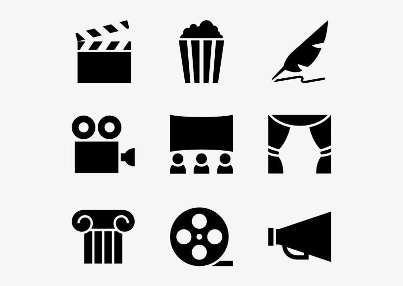 Theatre - Information Icons, transparent png download