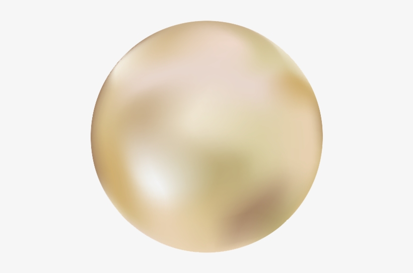 Gold Colored Cocoa Butter - Circle, transparent png download