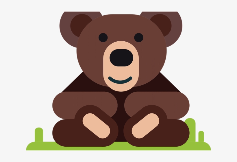 Drawn Teddy Bear Free Vector - Teddy Bear, transparent png download