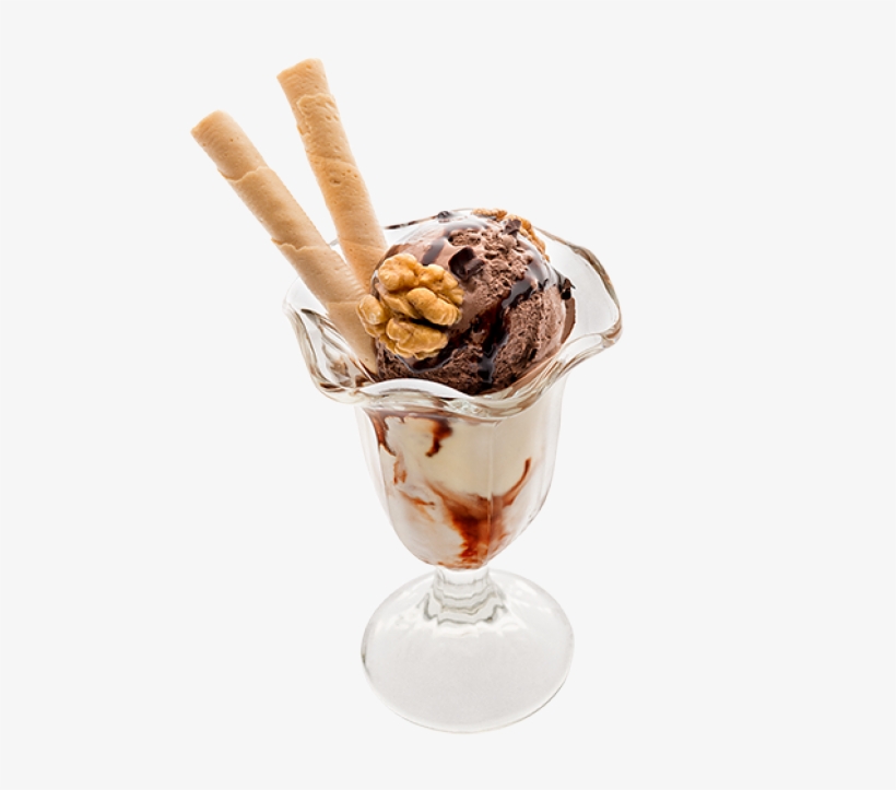 Copa De Helado Png - Postre Copa Helado Chocolate, transparent png download
