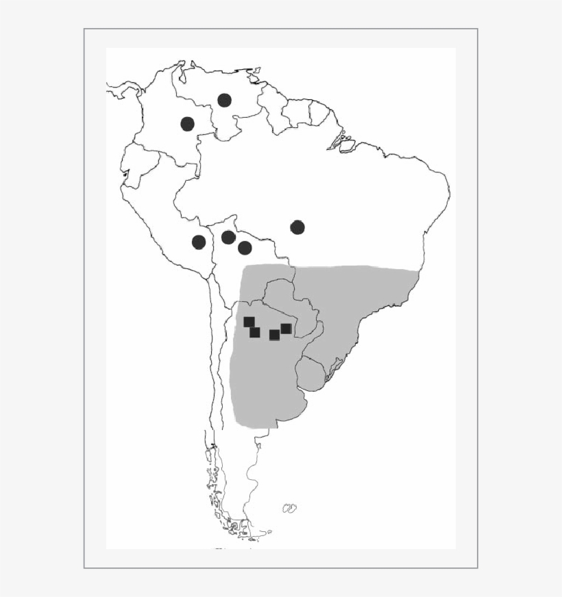 Área De Cría Del Suirirí Amarillo , Satrapa Icterophrys - Map, transparent png download