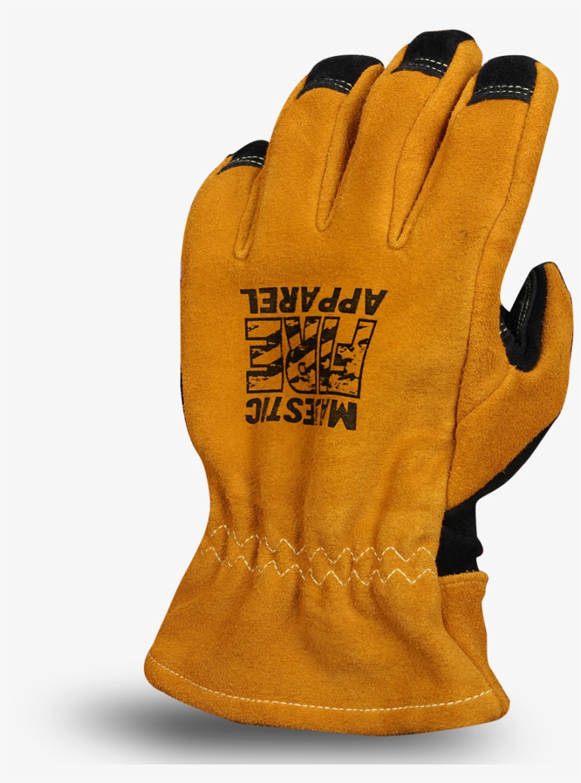 Majestic Structural Firefighting Glove Gauntlet - Leather, transparent png download