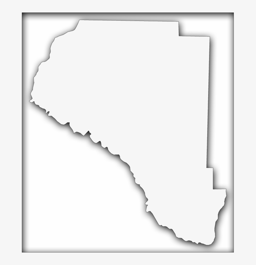 A Map Of Taylor With An Outer Shadow Box Around The - Silhouette, transparent png download