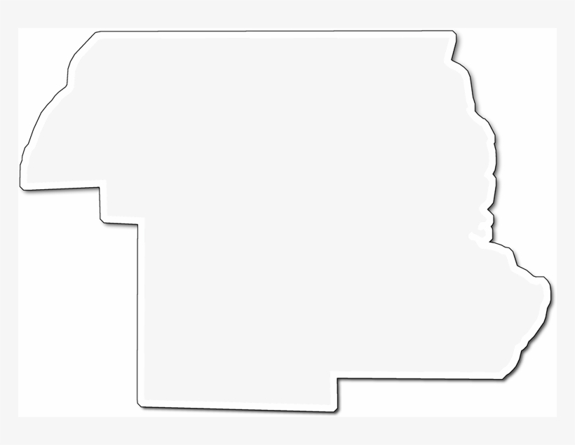 A Map Of Jackson With An Outer Shadow Around The Map, transparent png download