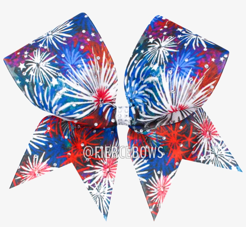 Baby You're A Firework Sublimated Bow - Earrings, transparent png download
