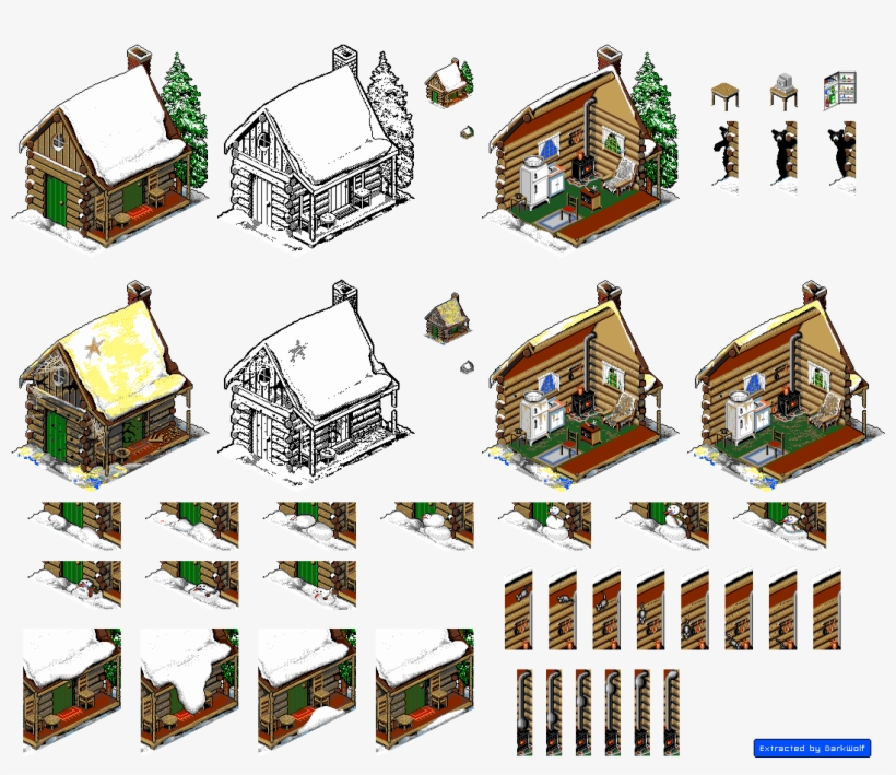 Click For Full Sized Image Log Cabin - House, transparent png download