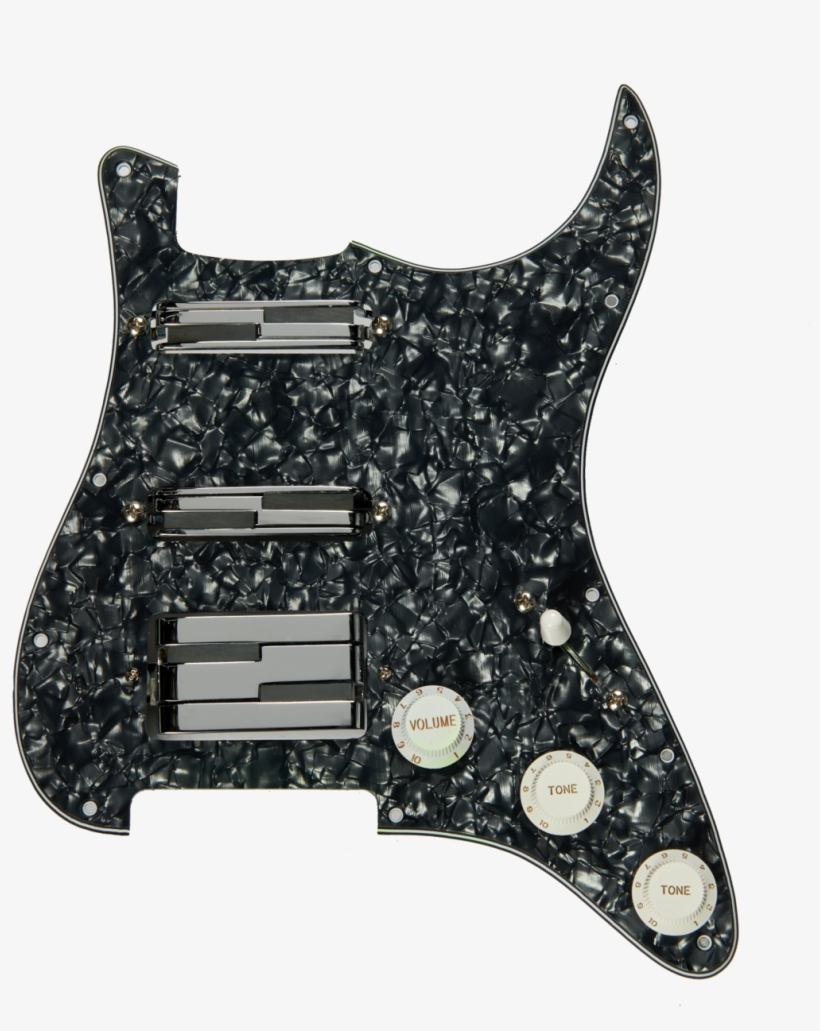 Lace® Custom Shop Hss Alumitone® Loaded Pickguard Lace - Electric Guitar, transparent png download